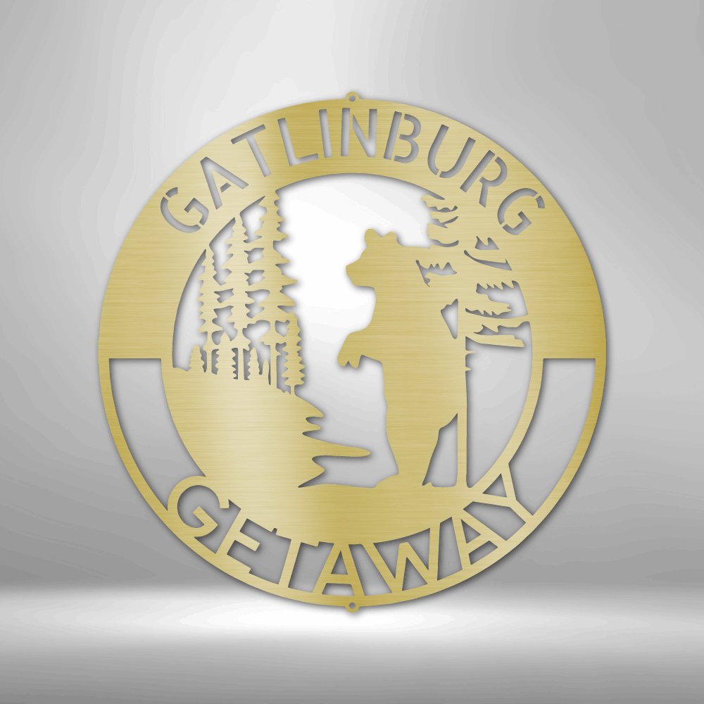 Lone Bear Personalized - Steel sign - Throttle Society